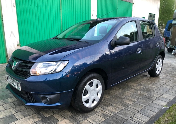 Dacia Sandero cena 21700 przebieg: 95000, rok produkcji 2016 z Siemiatycze małe 211